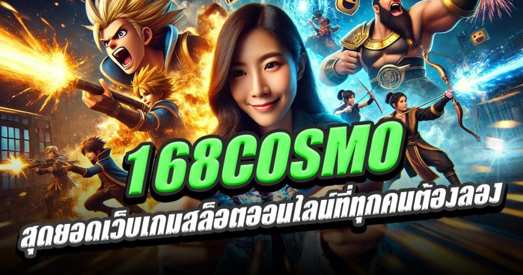 168COSMO-สุดยอดเว็บเกมสล็อตออนไลน์ที่ทุกคนต้องลอง